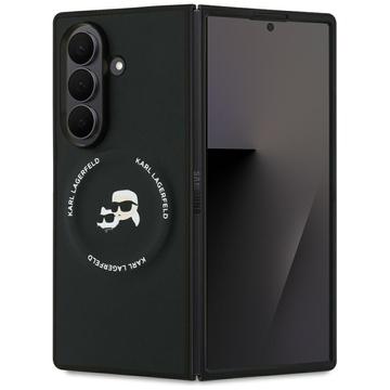 Capa magnética Samsung Galaxy Z Fold7 Karl Lagerfeld Karl and Choupette Heads - Preto