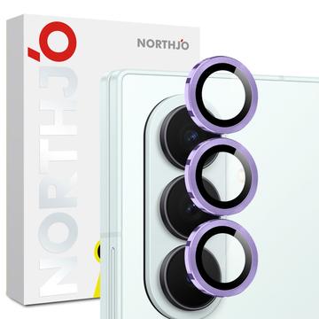 Conjunto de proteção da lente da câmara Samsung Galaxy Z Fold7 Northjo - Roxo