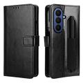 Samsung Galaxy Z Fold7 Capa para carteira com suporte - Preto