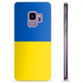 Capa de TPU Bandeira da Ucrânia  para Samsung Galaxy S9 - Amarelo e azul claro