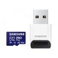 Cartão microSD Samsung PRO Plus 512GB + Leitor de cartões USB (2023) MB-MD512SB/WW