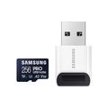 Cartão de memória Samsung Pro Ultimate MicroSDXC com leitor de cartões MB-MY256SB/WW - 256GB