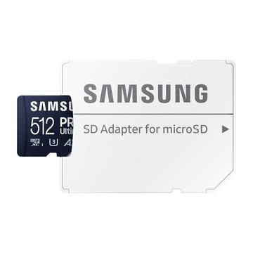 Cartão de memória Samsung Pro Ultimate MicroSDXC com adaptador SD MB-MY512SA/WW - 512GB