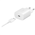Carregador de Viagem USB-C Samsung Super Fast EP-TA800XWEGWW - Branco