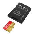 Cartão de memória SanDisk Extreme microSDXC SDSQXAV-256G-GN6MA