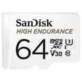Cartão MicroSD SanDisk High Endurance - SDSQQNR-064G-GN6IA - 64GB