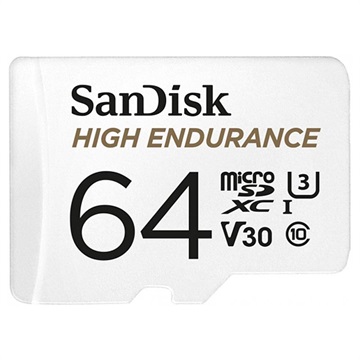 Cartão MicroSD SanDisk High Endurance - SDSQQNR-064G-GN6IA - 64GB