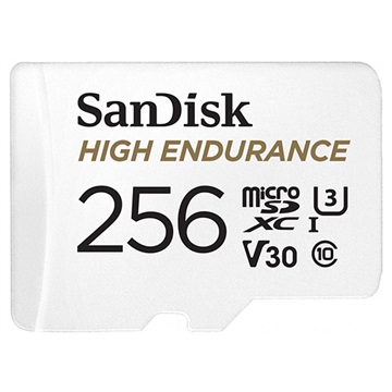 Cartão MicroSD SanDisk High Endurance - SDSQQNR-256G-GN6IA - 256GB