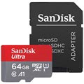 Cartão de Memória MicroSDXC SanDisk SDSQUAR-064G-GN6MA Ultra UHS-I