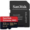 Cartão de Memória MicroSDHC SanDisk SDSQXCG-032G-GN6MA Extreme Pro UHS-I - 32GB