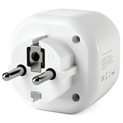 Satechi Smart Outlet - Compatível com Apple HomeKit - Branco