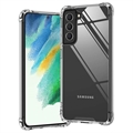 Capa Híbrida Resistente a Riscos para Samsung Galaxy S21 FE 5G - Transparente