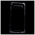 Capa Híbrida Resistente a Riscos Samsung Galaxy S10 - Transparente