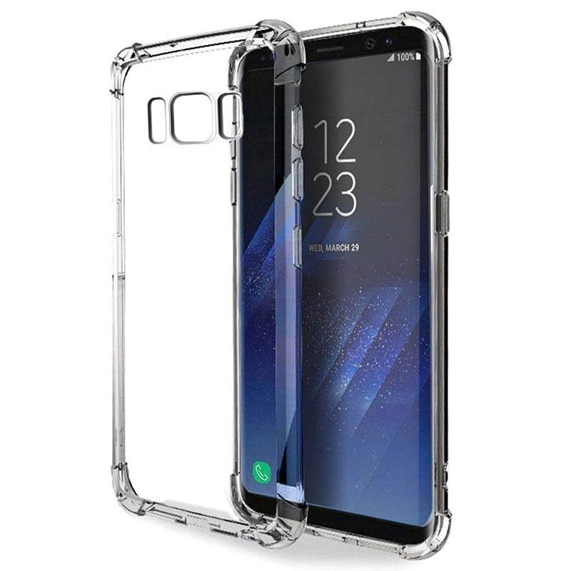 Capa Híbrida Resistente a Riscos para Samsung Galaxy S8+ - Transparente