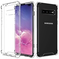 Capa Híbrida Samsung Galaxy S10+ Resistente a Riscos - Transparente