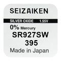 Bateria de óxido de prata Seizaiken 395 SR927SW - 1.55V