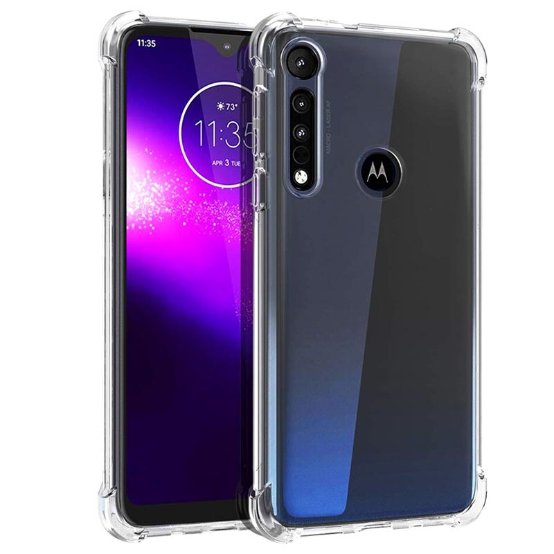 Capa de TPU Resistente para Motorola One Macro - Transparente