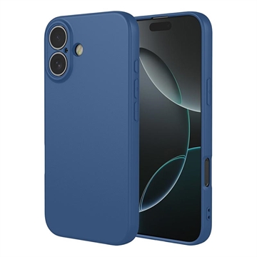 Capa de silicone à prova de choque para iPhone 17 - Azul