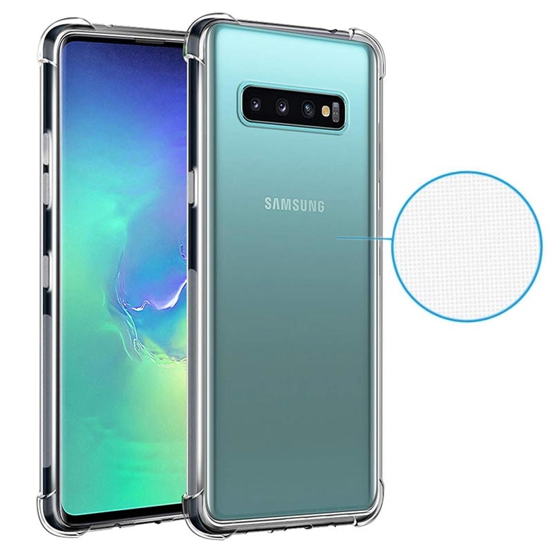 Capa de TPU Resistente a Choques para Samsung Galaxy S10+ - Transparente