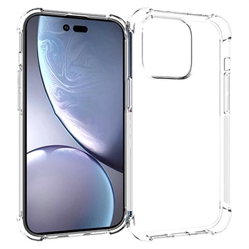 Capa de TPU Resistente a Choques para iPhone 14 Pro - Transparente