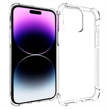 Capa de TPU Resistente a Choques para iPhone 15 Pro Max - Transparente
