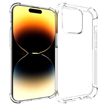 Capa de TPU Resistente a Choques para iPhone 15 Pro - Transparente