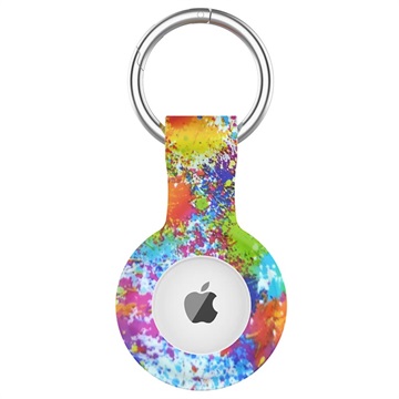 Capa de Silicone com Porta-Chaves para Apple AirTag - Colorido