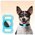 Capa de Silicone para Apple AirTag para Coleira de Animal de Estimação - Azul