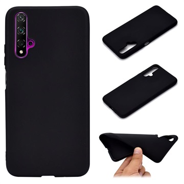 Capa em Silicone para Huawei Nova 5T, Honor 20/20S - Flexível - Preto