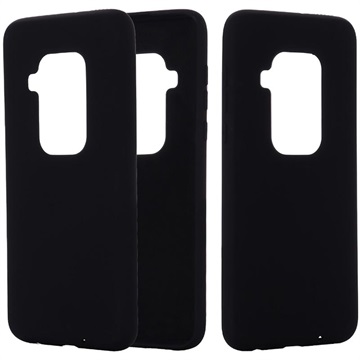 Capa em Silicone para Motorola One Zoom - Flexível e Mate - Preto
