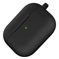 Capa em Silicone com Porta-Chaves A060 para AirPods 3 - Preto