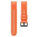 Bracelete em Silicone - Garmin Fenix 6 GPS/6 Pro GPS/5/5 Plus - Cor-de-laranja