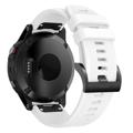 Bracelete em Silicone - Garmin Fenix 6 GPS/6 Pro GPS/5/5 Plus - Branco