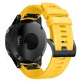 Bracelete em Silicone - Garmin Fenix 6 GPS/6 Pro GPS/5/5 Plus - Amarelo