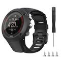Bracelete de silicone para Suunto Ambit3 Peak/Sport/Vertical - Preto