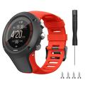 Correia de silicone para Suunto Ambit3 Peak/Sport/Vertical - Vermelho