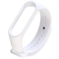 Bracelete de Silicone & Protetor de Ecrã em TPU para Xiaomi Mi Band 4 - Branco