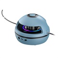 Máquina de Saltar à Corda com Coluna Bluetooth e Luz LED - Azul
