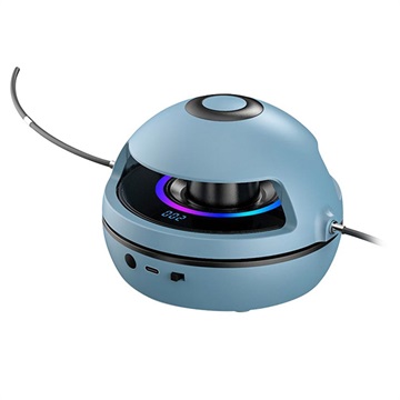 Máquina de Saltar à Corda com Coluna Bluetooth e Luz LED - Azul