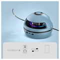 Máquina de Saltar à Corda com Coluna Bluetooth e Luz LED - Azul