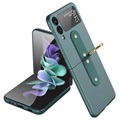 Capa com Anel de Metal Samsung Galaxy Z Flip3 5G - Verde