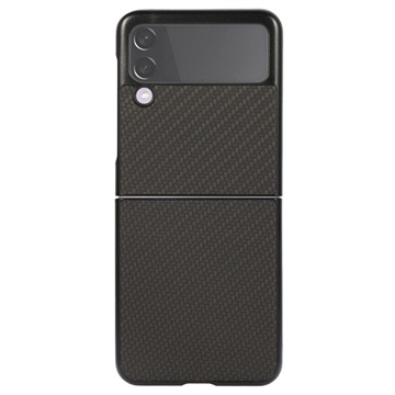 Capa Fina para Samsung Galaxy Z Flip3 5G - Fibra de Carbono - Preto