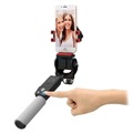 Selfie Stick Inteligente Sem-Fios com Rotação a 360-Graus - Preto