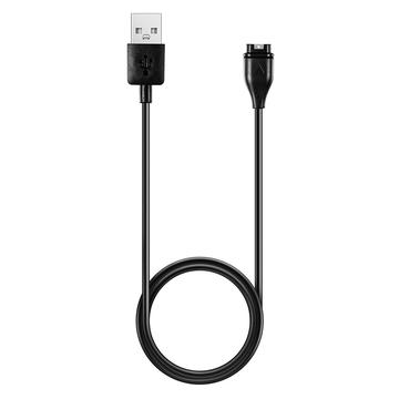 Carregador rápido portátil de relógio inteligente Cabo de dados de sincronização de carregamento USB de 1 m/3,3 pés para relógios inteligentes Garmin Fenix 5/ 5S/ 5X Forerunner 935 - Preto