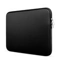 Bolsa macia para computador portátil com fecho de correr - 15.6" - Preto