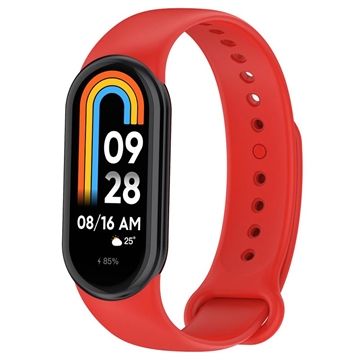 Bracelete em Silicone Suave para Xiaomi Smart Band 8