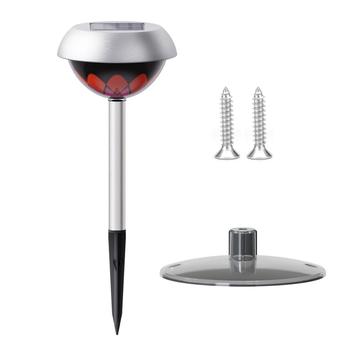 Luz de Projeção Solar Sunflower F10 para Jardim e Pátio - Prata