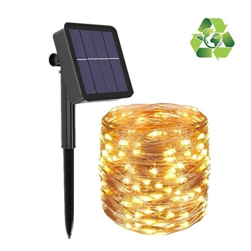 Sistema de Iluminação LED à Prova d\'água IP67 Solares - 12m