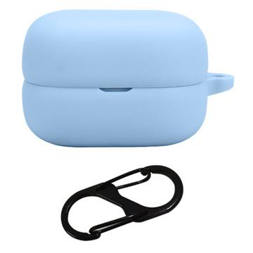Capa em Silicone com Mosquetão para Sony LinkBuds Open - Azul