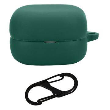 Capa em Silicone com Mosquetão para Sony LinkBuds Open - Verde